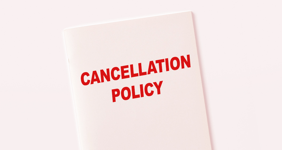 Illustration of a celebrity holding a shield labeled cancellation insurance.